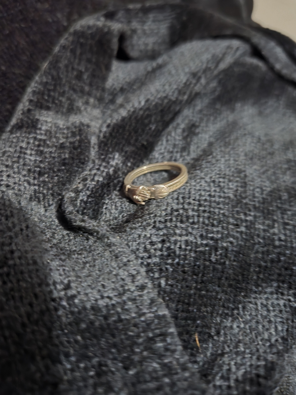 Antique Gimmel Ring With Paper - Picture 5 of 10
